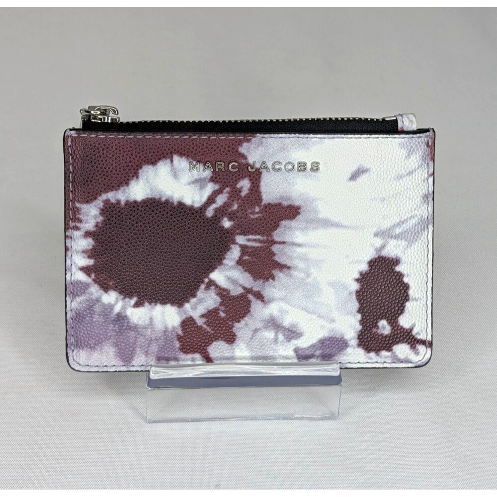 Marc Jacobs Top Zip Multi Card Holder/Wallet - Languid Lavender Tie Dye, NWOT
